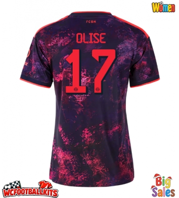 Bayern Munich Michael Olise #17 Replica Third Stadium Shirt for Women 2026-27 Short Sleeve